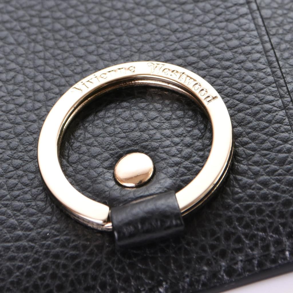 Vivienne Westwood EXECUTIVE Echtleder Schlüsseletui für Damen mit Einkaufstasche (13-20-951123-00) (Keine Personalisierung, Schwarz) [Gebraucht]