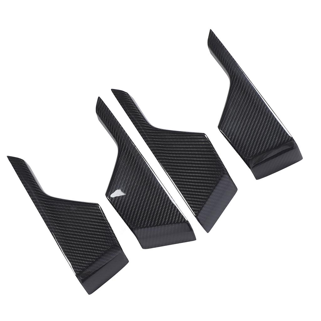 4pcs Carbon Fiber Interior Door Panel Trim Scratch Resistant Elegant Look Inner Door Panel Cover Trim for X6 G06 2018