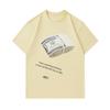 100% Cotton Men's Crew Neck Short Sleeve T-Shirt, Stacked Dollars Pattern Print, Grant Yourself Permission Graphic Casual Comfortable Tee for Daily We