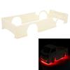 RC   Kit Large Surrounding Cover LED Light Modification Kits for WPL D12 RC Truck Creamy White