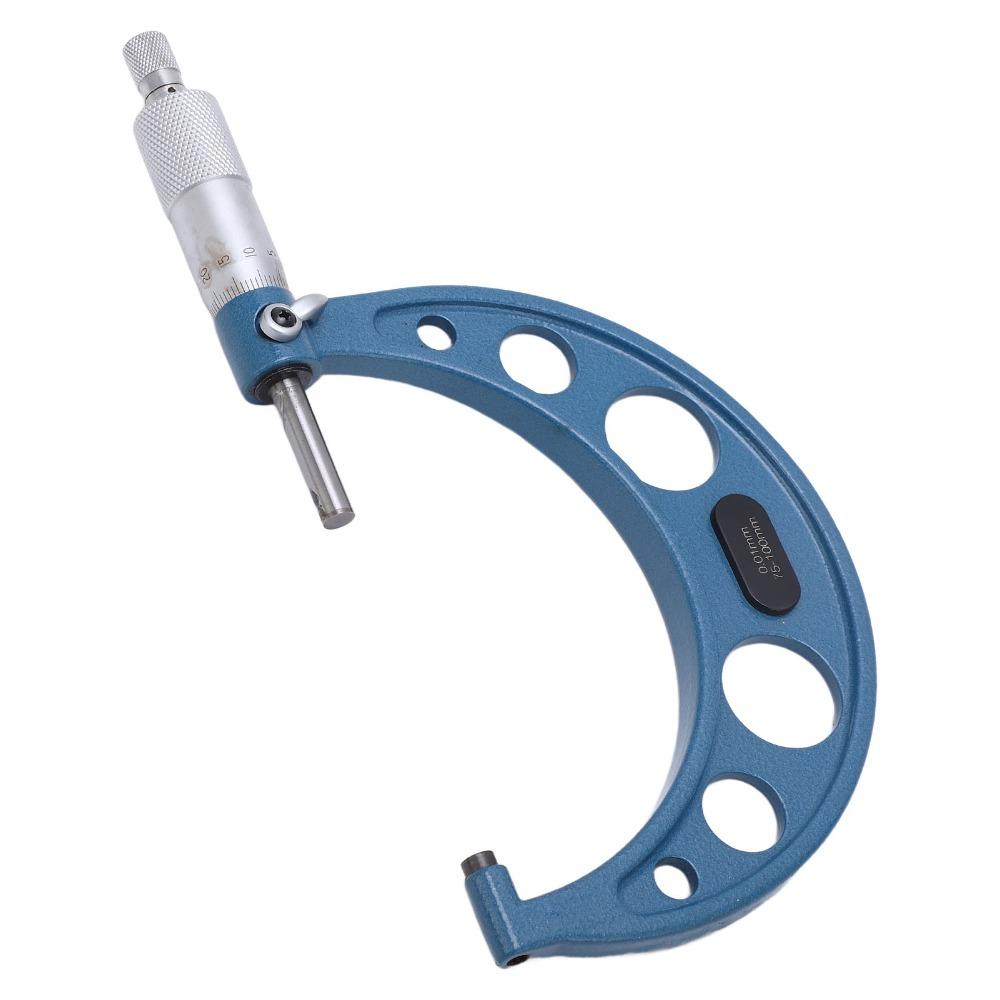 0.01mm Accuracy Thickness Gauge 75-100mm Range Precision Micrometer Measurement Tool For Machining