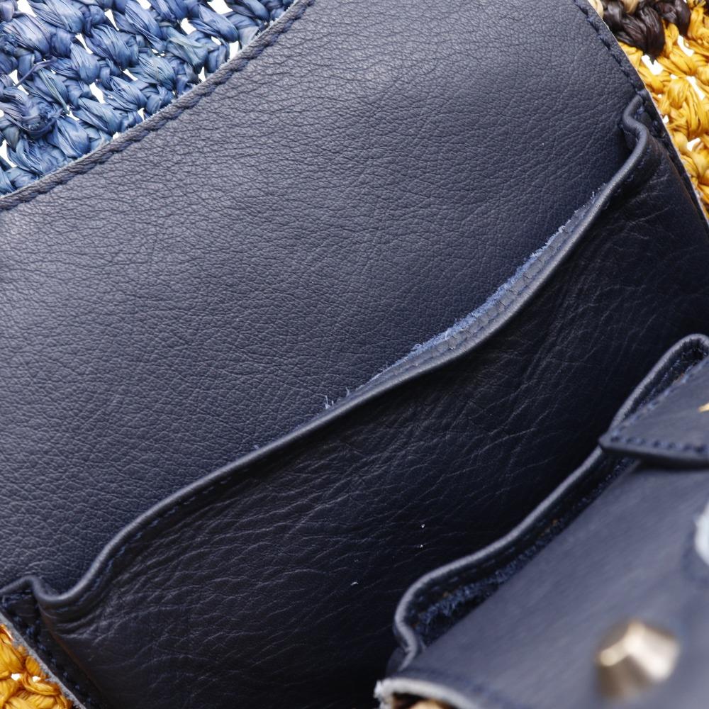 BALENCIAGA Basket bag Tote Bag Raffia/leather Women Used