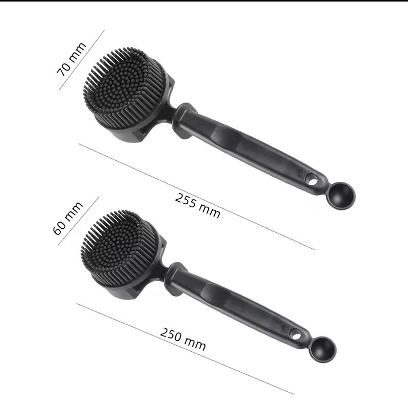 51mm 58mm Espresso Machine Cleaning Brush Tool Silicone Cleaning Bristle Tools