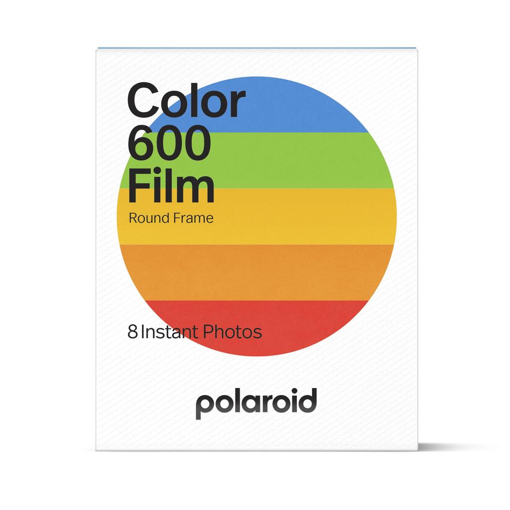 Polaroid Sofortbildfilm, Farbfilm für 600 – Runder Rahmen, Farbfilm, 8 Blatt, Rahmenfarbe (6021)