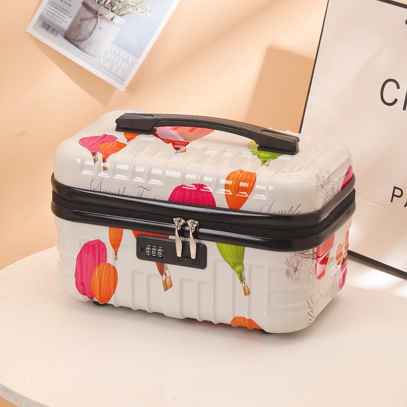 16" Women's Carry-on Makeup & Toiletry Bag with Lock - Large Capacity, Lightweight, Waterproof Organizer.