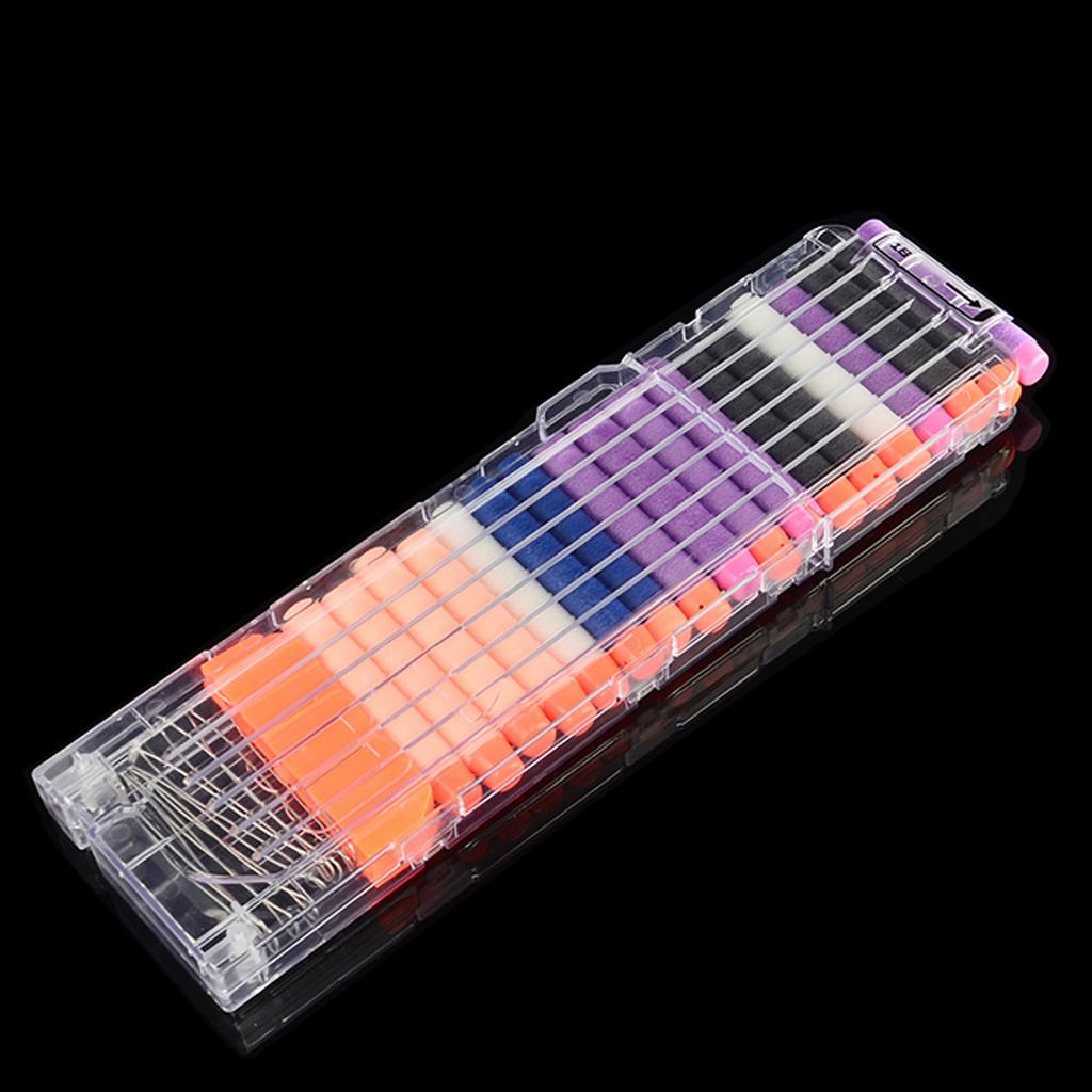 18 EVA Soft Clip Plastic Toy Cartridge Holder (Opaque Orange)