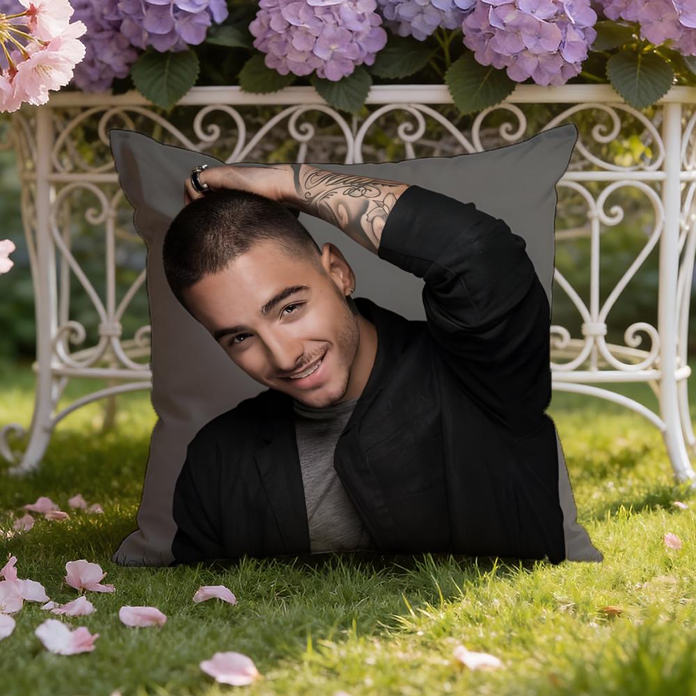 Colombian Singer Maluma Cushion Cover Home & Car Dual-Scene Pillow Cover: Reversible for Premium Comfort