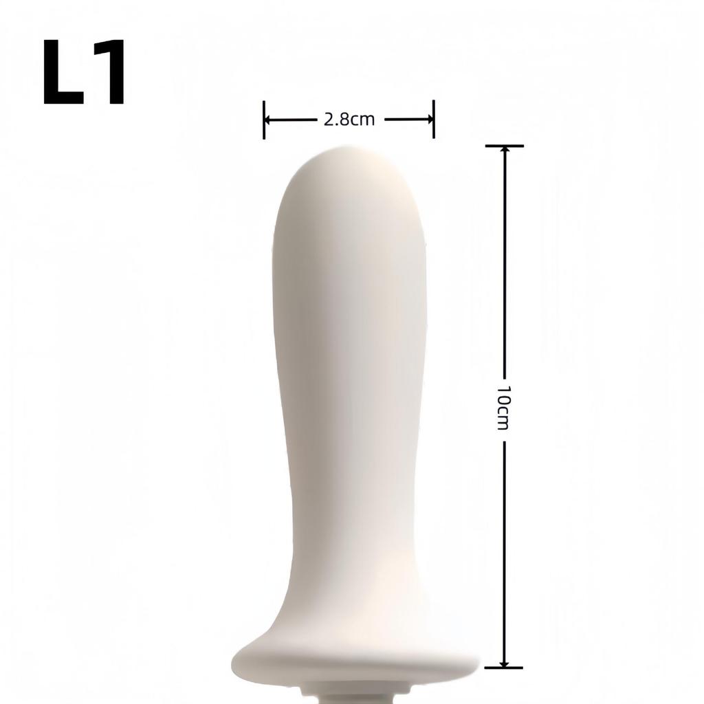 Neues Silikon-Faszienpistolen-Zubehör: Multifunktionaler Penis-Kopf-Massager