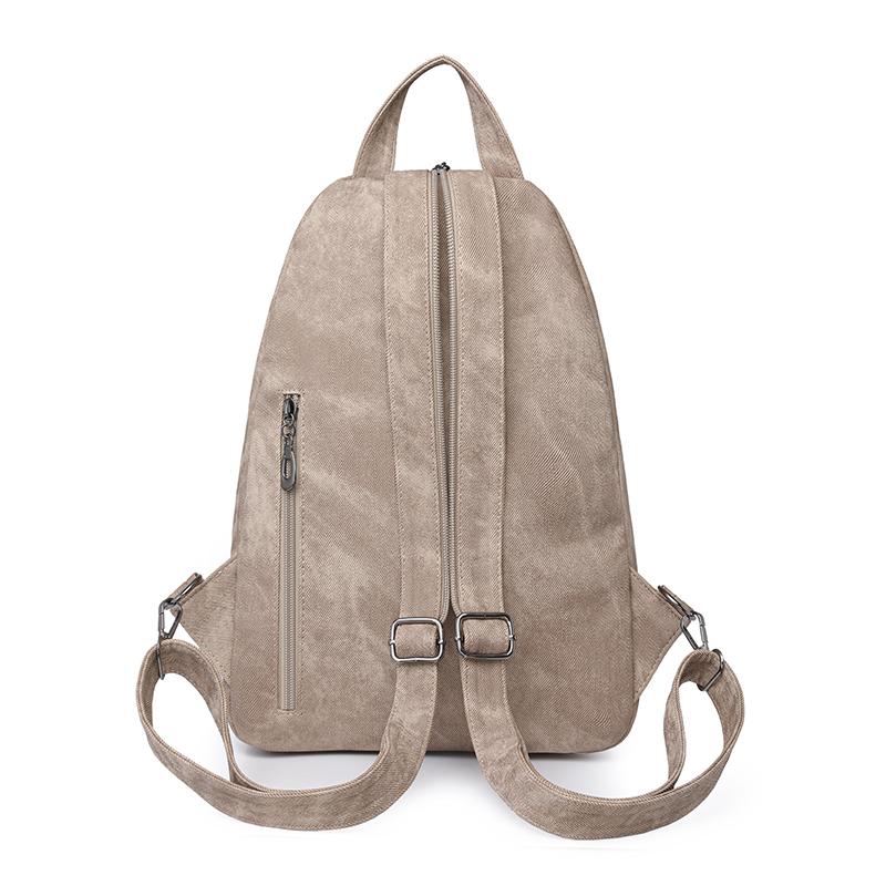 Retro Large Capacity PU Backpack Women's Chest Bag