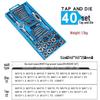 Metric Tap and Die Set with Hand Wrench