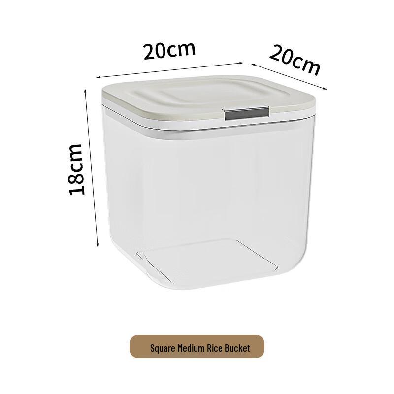 ZISIZ Kitchen Sealed Rice & Grain Storage Container