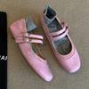 Fashion Elegant Ballet Flats Shoes Designer Loafers Shoes 2025 Summer New Brand Shallow Buckle Sandals Walking Soft Zapatillas De Mujer