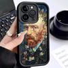 Retro Van Gogh Oil Paint For iPhone 17 16 15 14 13 12 11 Pro Max Plus Black Full Coverage Soft Funda Silicone Cover