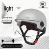 Certified 3C Electric Motorcycle Helmet: Retro, Breathable, All-Season, Lightweight for Men and Women