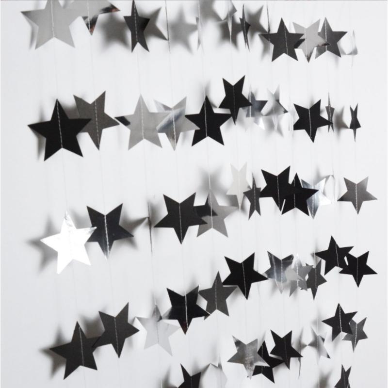 

Серебряный 4-метровый светоотражающий баннер со звездами, красивый серебряный баннер со звездами, длиной 4 метра, подходит для дня рождения, фестиваля, украшения для вечеринки и т. д. серебряный