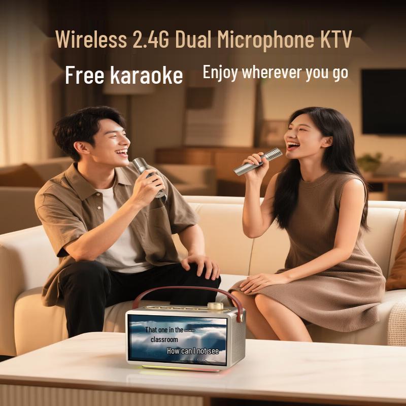 Newsmy KK09 Portable Bluetooth KTV Speaker CN plug (adapter included)