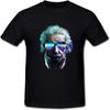 Jasmine Men's Fashion Albert Einstein T-Shirt XL Black