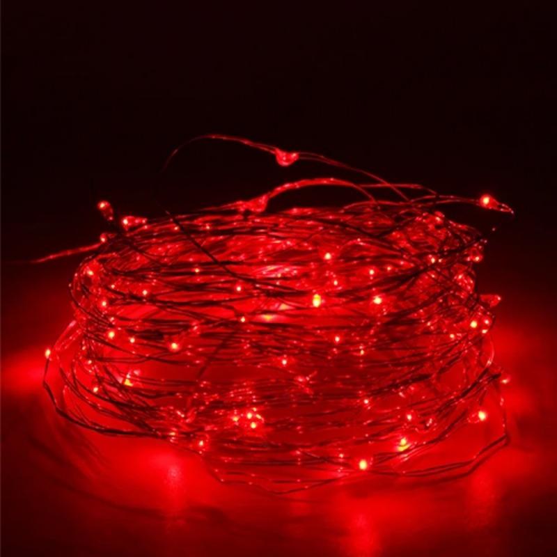 1/5/20M USB LED String Lights Copper Silver Wire Garland Light Waterproof Fairy Lights For Christmas Wedding Party Decoration