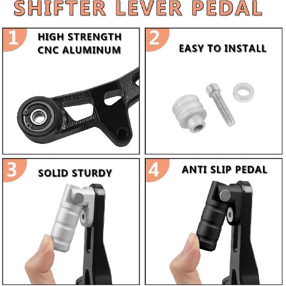 Motorrad Schalthebel Schaltpedal Ersatz für BMW R1300GS R1300 GS 2023 2024 2025 CNC Aluminium Schalthebel