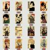Classic Anime Figure Posters Vintage Kraft Paper Wall Art Painting Pictures Living Room Decor Bar Cafe Home Decorative Mural
