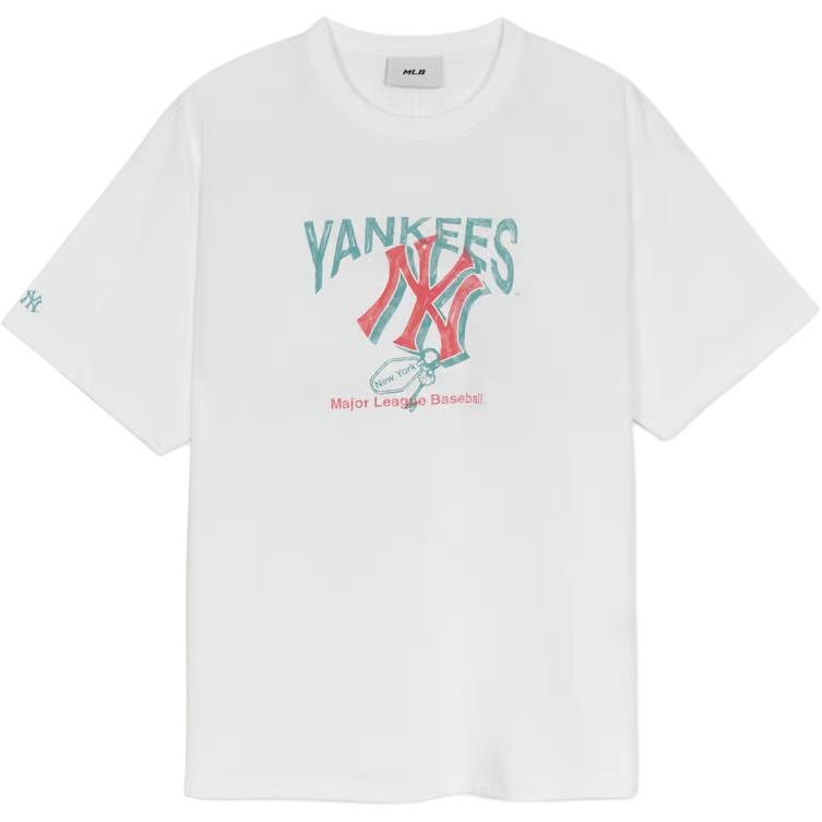 New MLB T Shirts Women's White 3FTSA0253-50WHS
