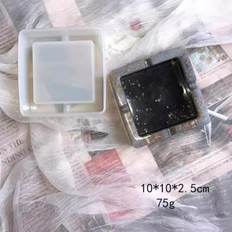 Silicone Ashtray Mold Crystal Resin Ashtray Tray Mold Irregualr Cement Molds Coasters Mold DIY Craft Moldes De