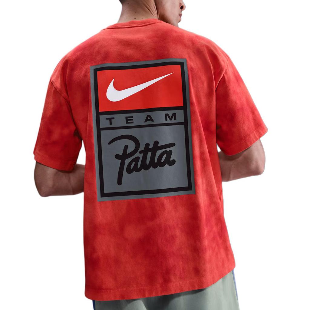 Nike x Patta T-Shirt Rush Red/University Red Men Tops HQ3907-612