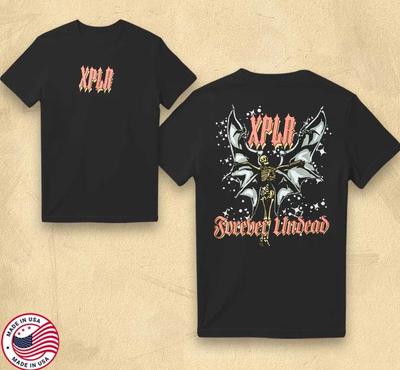 T-Shirt XPLR Forever Undead | T-shirt Grafica Streetwear Oscura | Maglietta Unisex
