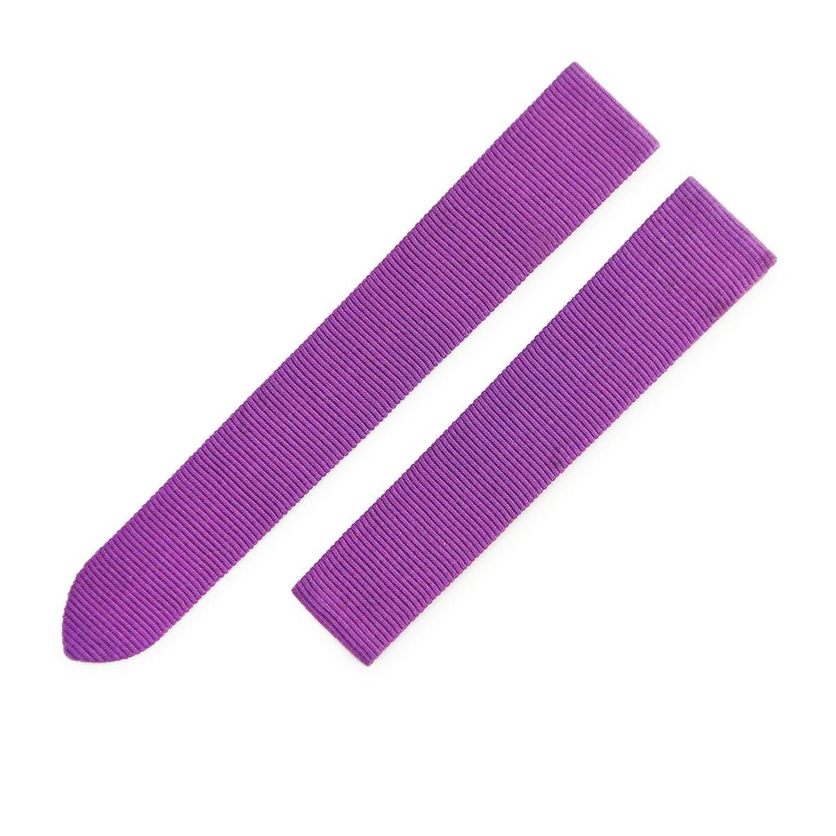 Used Cartier Watch Parts Genuine Satin Purple Unused Replacement Satin Band Belt Strap Replacement Spare Genuine Product For Buckle 18mm Purple