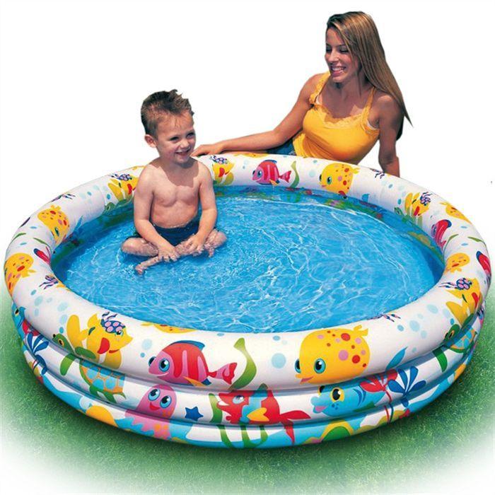 Piscine gonflable pour enfants - INTEX - Poisson - 132cm