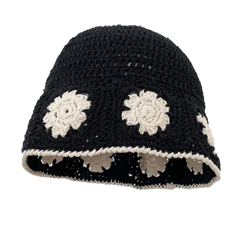 Cotton Summer Bucket Hat With Breathable Openwork Design For Women