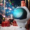 USB Christmas Projection Light Rotatable Dynamic Astronaut Projector Night Lights for New Year Party Decor