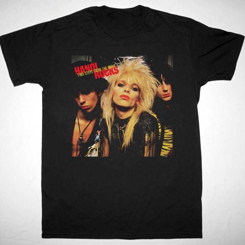 

HANOI ROCKS TWO STEPS FROM THE MOVE T-shirt Unisex Cotton Tee S-4XL VN1923 Unisex T-Shirt XXXL