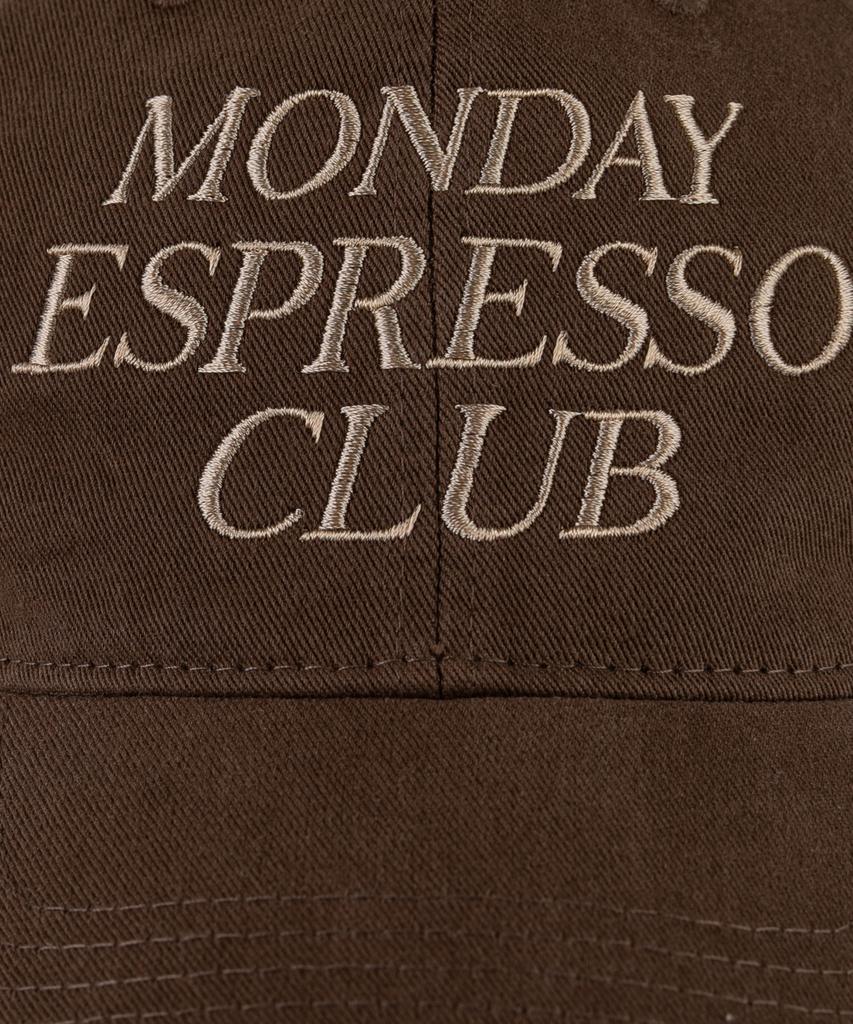 Wig Monday Espresso Club Washed Ball Cap - Brown