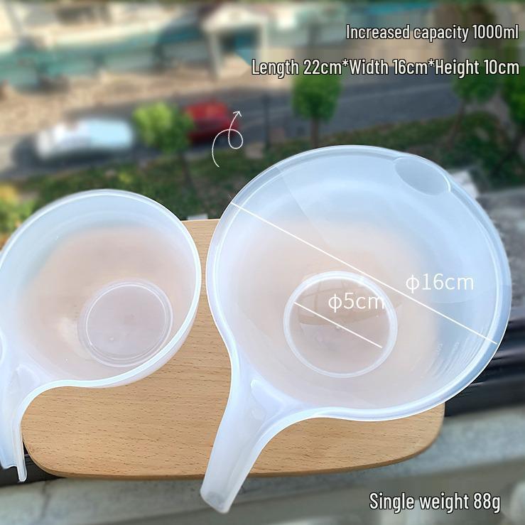 Multipurpose Handheld Mixing Bowl with Scale: Ideal for Whipping Cream & Baking