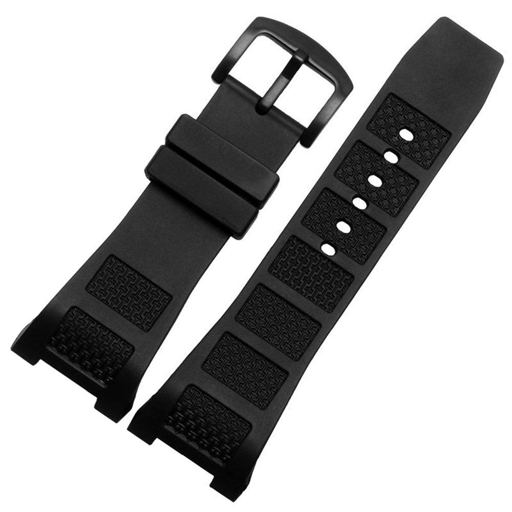 [Chocoman] IWC Ingenieur Replacement Strap 30mm Urethane Band Compatible with: IWC Ingenieur IW500501 IW323601 IW376501 IW322503 etc. [Includes 3