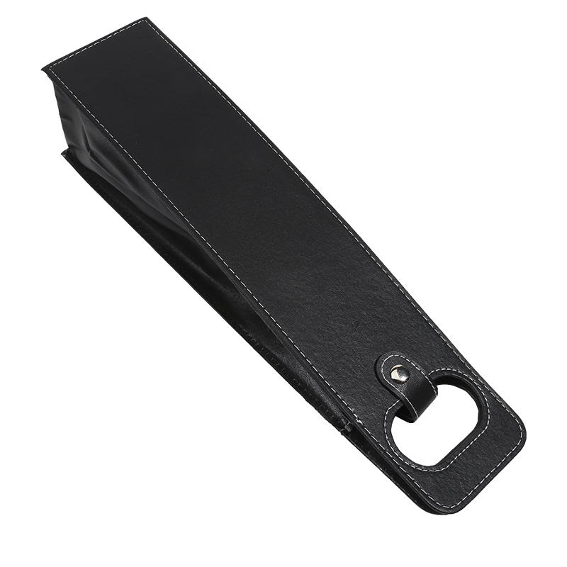 Reusable Leather Wine Tote Carrier For Wine Bottles Portable Champagne Gift Bags For Picnic Party Wedding Portable Wine Bags