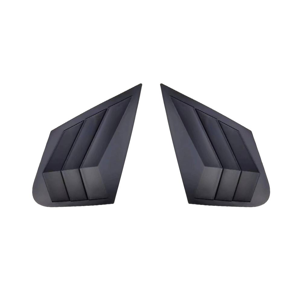 For Kia Optima K5 Sedan 2016-2019 2x Car Rear Louver Window Side Shutter Cover Trim Sticker Vent Scoop Accessories Vehicle Decor