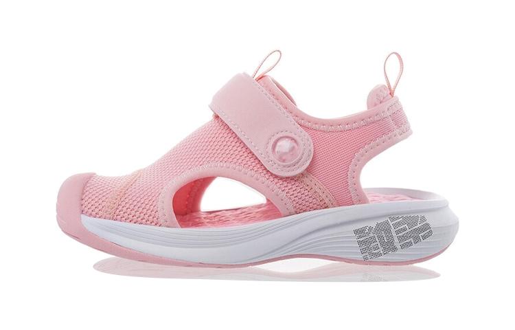 Li Ning YOUNG Breathable Children s Sandals Light Pink Children Aged 3 7 Years Old YKKR006-2 30
