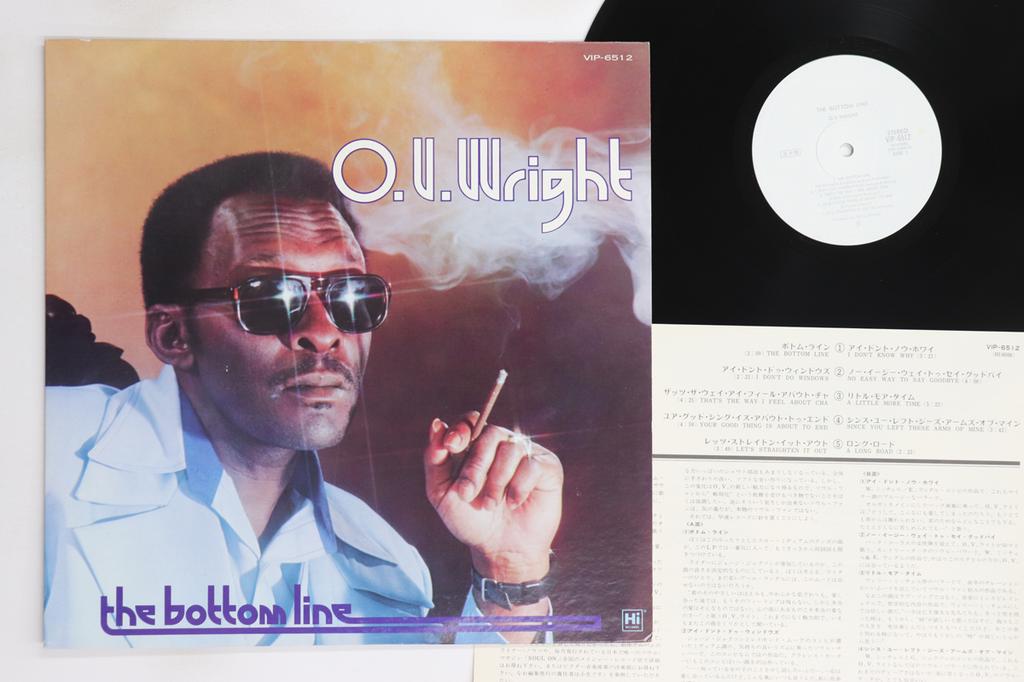 LP Record O.V.WRIGHT - Bottom Line VIP6512PROMO HI 1978 Japan Soul/Funk Used