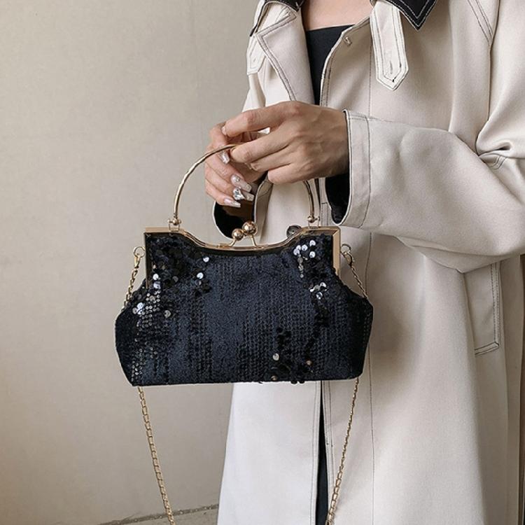 Sparkling Sequins Clutch Purses Fashion Handbag Wedding Party Shoulder Bag