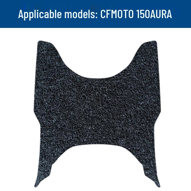 Chunfeng 150AURA Motorcycle Waterproof Foot Mats - Dirt & Wear Resistant Pedal Pads