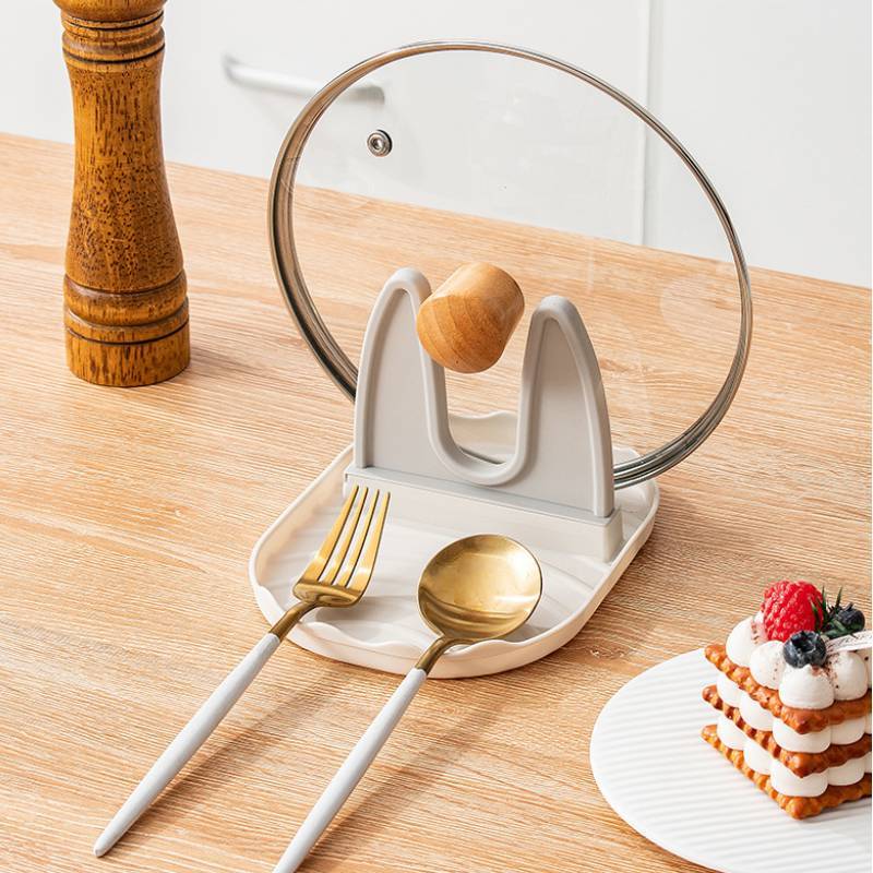Kitchen Pot Lid Organizer With Multifunctional Uslot For Home Use