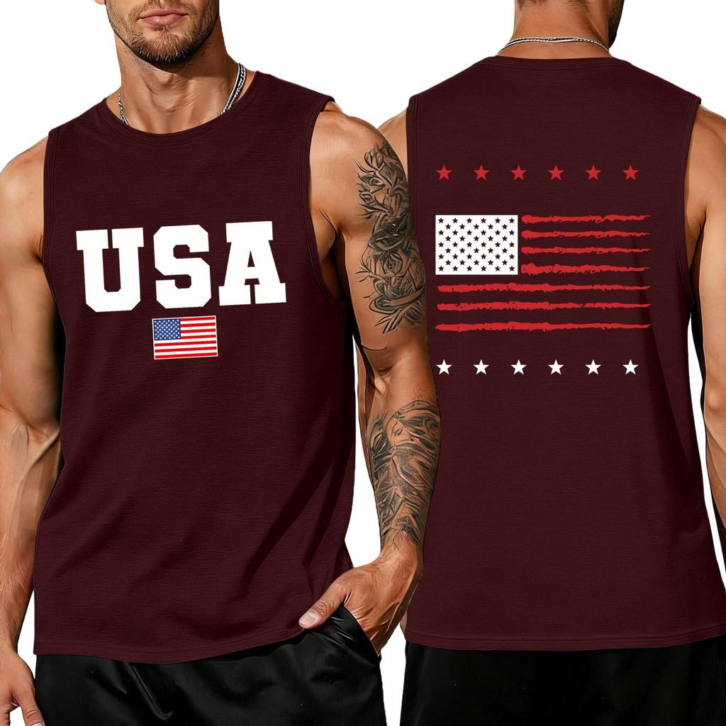 Herren Hemden 4. Juli USA Muskel Tanktops Patriotische Tanktops