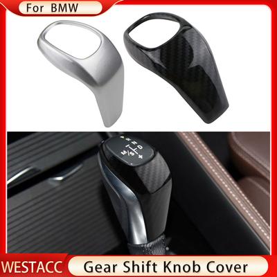 Car Gear Head Shift Knob Cover Sticker for BMW X1 F48 2 Series F46 2016 - AT Automatic Gear Knob Cap Protector