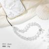 Girl's Heart High-end Bow Short Mobile Phone Chain Colored Beaded Fashion Mobile Phone Pendant Mobile Phone Pendant