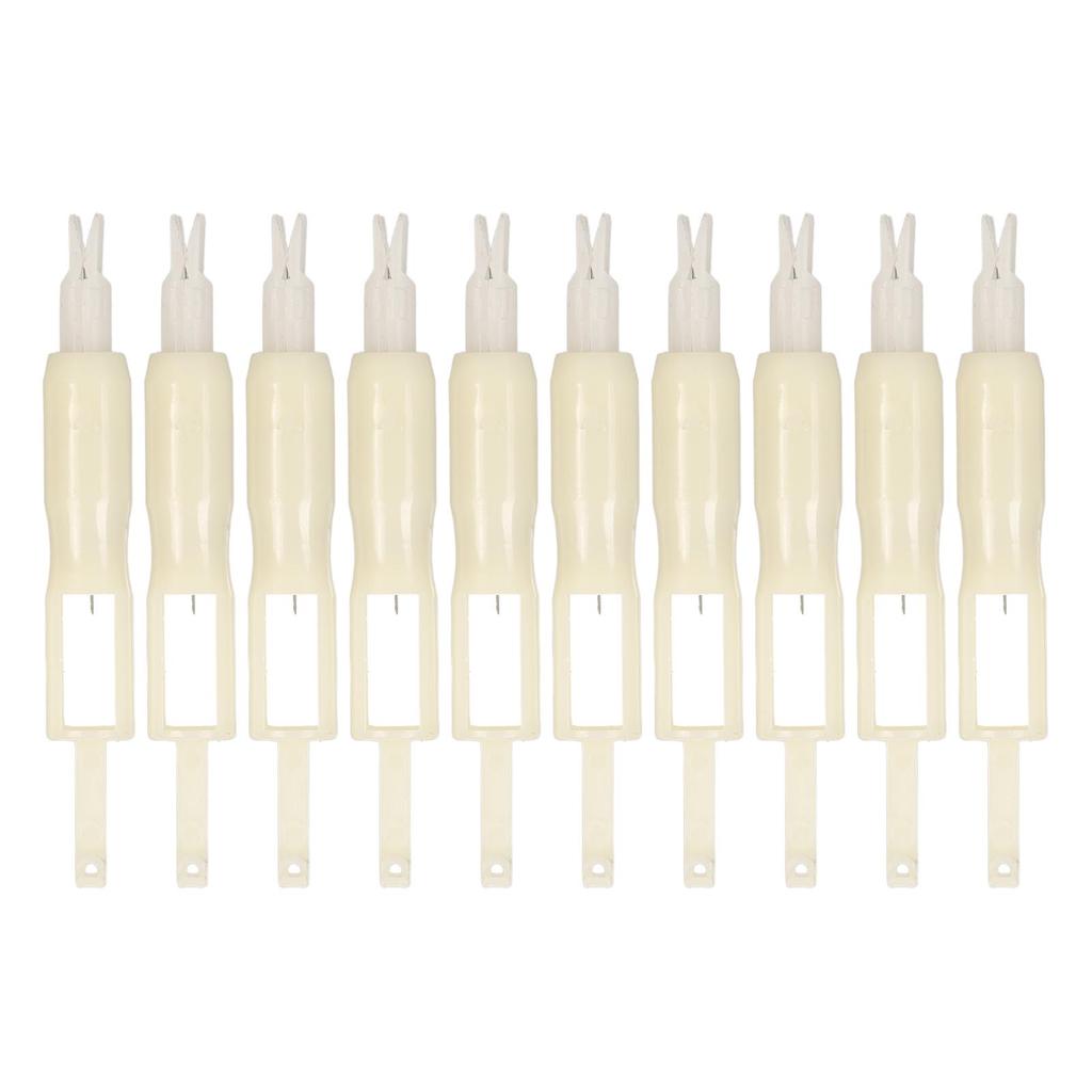 10pcs Sewing Machine Needle Inserter Threader Automatic Sewing Needle Threading Tool for Household