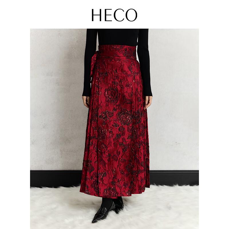 Heco Новая юбка Мамянь в китайском стиле с тиснением розы S