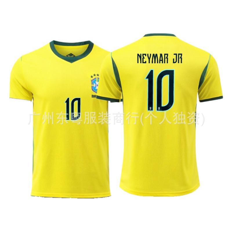 New Bar West Argentina Portugal Teeth France Belgium Jersey Adult Football Suit Club Short Sleeve T-Shirt