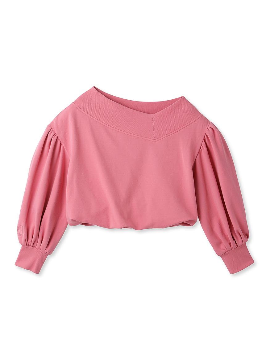 

Snidel Asymmetric Off-the-Shoulder Sweatshirt SWCT241203 Women s PNK